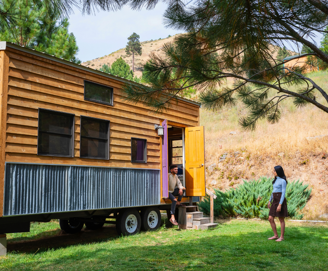 Couple Living in Tiny Home