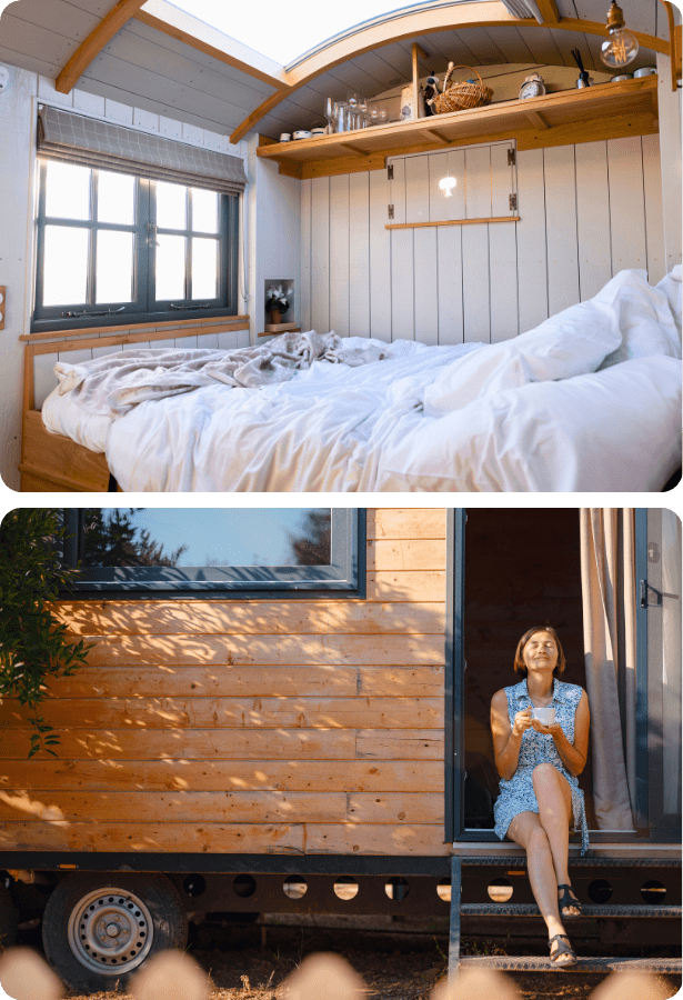 Tiny Home Interior and Exterior